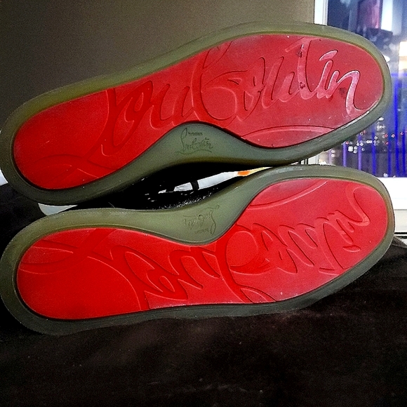 *SOLD Christian louboutin red high Tops SOLD * - Picture 2 of 9
